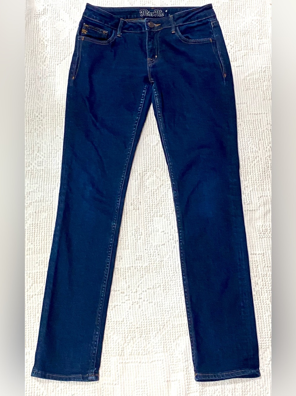 Miss Me Women's Nicole 5 Pocket Skinny Jeans - Dark Blue Denim Size 28 Waist